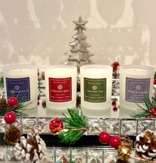 Limited Edition Christmas Candles & Wax Melts  by Red House Aromas